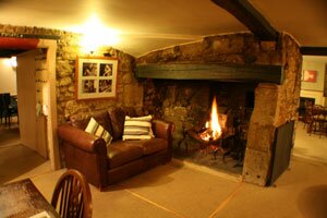 Inside The Forester - Inglenook fireplace