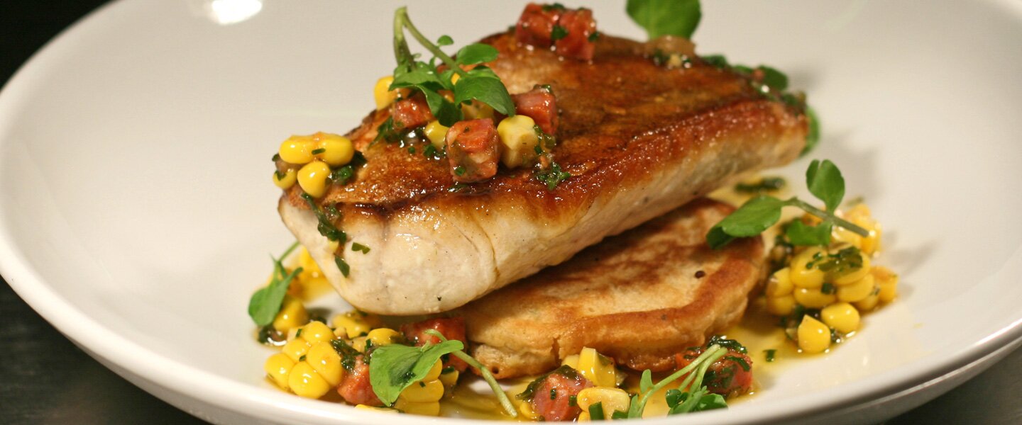 The Forester Food Banner - Cornish Gurnard Sweetcorn